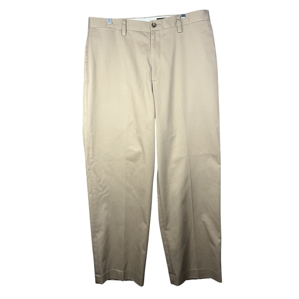 Eddie Bauer Straight Fit Khaki Pant Tan Men's 36x32 Casual Everyday Outdoors‎